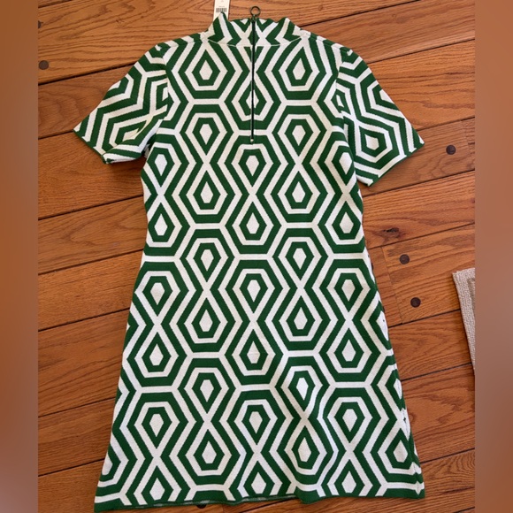 Anthropologie Maeve Nina Short-Sleeved Mock Neck Mini Dress - Picture 4 of 4